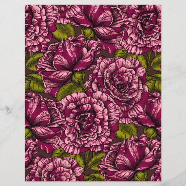 Papier Roses pour vous (Devant)