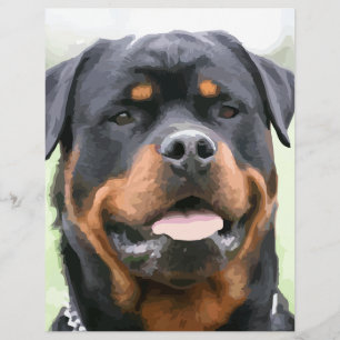 Papier rottweiler