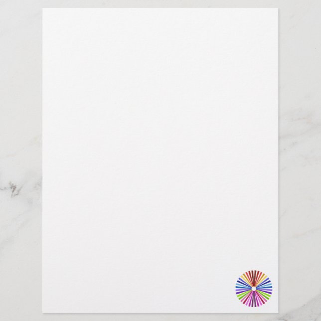 Papier Roue arc-en-ciel (Devant)