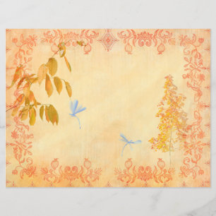 Papier Rouge Automne 2 Livre Junkjournal non aligné