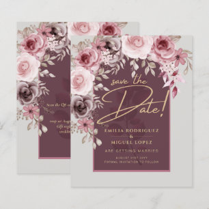 Papier Rouge écarlate Fleurs roses en mariage ÉCONOMISEZ