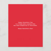 Papier Rouge moderne Calligraphie Photo Bonne Saint-Galen (Dos)