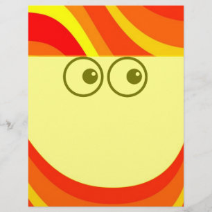 Papier rouge orange et jaune