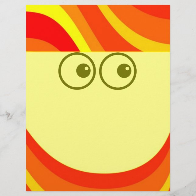Papier rouge orange et jaune (Devant)