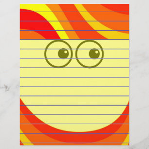 Papier rouge orange et jaune