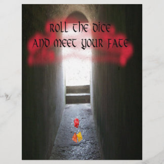 Papier Roulez les dés et répondez à votre destin