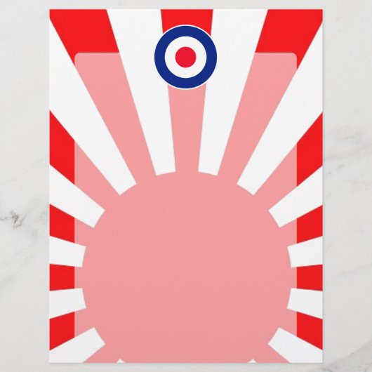 Papier Roundel cible MOD sur l'éclatement du Japon (Devant)