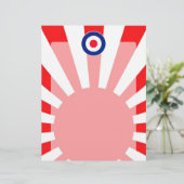 Papier Roundel cible MOD sur l'éclatement du Japon (Debout devant)