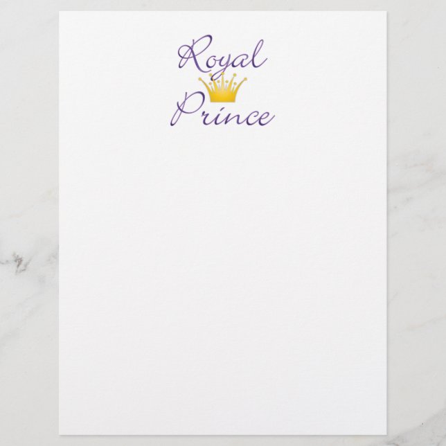 Papier Royal Prince (Devant)