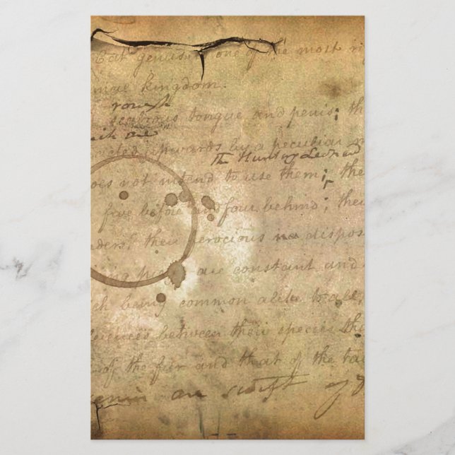 Papier Royaume de la caféine (Devant)