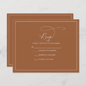 Papier RSVP en terre cuite (Devant / Derrière)