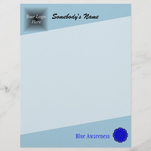 Papier Ruban de fleurs bleues par Kenneth Yoncich (Devant)