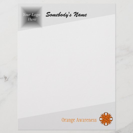Papier Ruban de trèfle orange par Kenneth Yoncich (Devant)