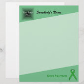 Papier Ruban Green Standard par Kenneth Yoncich (Devant / Derrière)