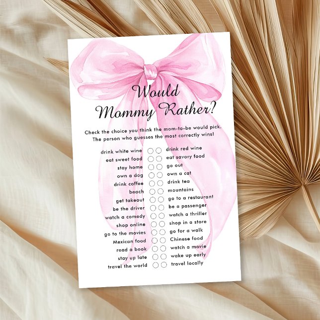 Papier Ruban Rose Serait Maman Plutôt Jeu de Bébé (Créateur téléchargé)