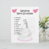 Papier Rubrique de mots mariages (Debout devant)