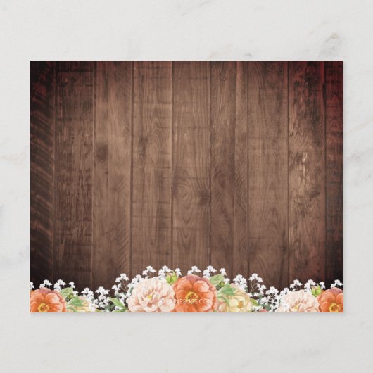 Papier Russe Automne Orange Mason Jar Lumières Budget Mar (Dos)