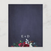 Papier Russe budget floral hiver (Dos)