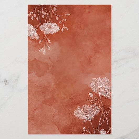 Papier Rust Floral Il A Dit Qu'Elle A Dit Game (Dos)