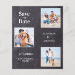 Papier Rustic 3 Photo Budget Chalkboard Enregistrer La Da<br><div class="desc">Réservez la date! Annoncez votre mariage à vos amis et votre famille avec cette ardoise de tableau rustique, collage photo moderne enregistrer les cartes de date. Ces cartes postales budgétaires doivent être postées en tant que cartes postales surdimensionnées, ce qui peut entraîner des frais d'affranchissement standard, mais elles n'ont pas...</div>