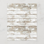 Papier Rustic Beach Starfish Fête des mariées Bingo Jeu (Dos)