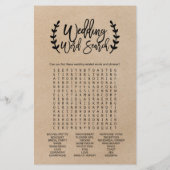 Papier Rustic Chic Faux Kraft "Il A Dit Qu'Elle A Dit" Je (Dos)