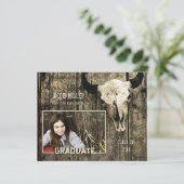 Papier Rustic Country Budget Western Bull Cow Skull (Debout devant)