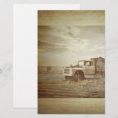 Papier Rustic Farm Truck Mariage campagnard Ouest (Devant / Derrière)