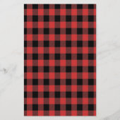 Papier Rustic Forest Plaid Lumberjack Garçons Conseil béb (Dos)