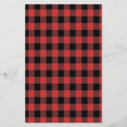 Papier Rustic Forest Plaid Lumberjack Garçons Conseil béb (Dos)