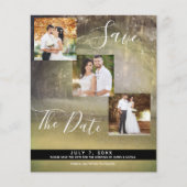 Papier Rustic Forest Trees Mariage Photo Enregistrer la d (Devant)