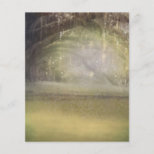 Papier Rustic Forest Trees Mariage Photo Enregistrer la d (Dos)