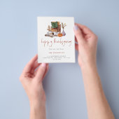 PAPIER | Rustic Happy Thanksgiving vanuit New Home Flyer (Hand)