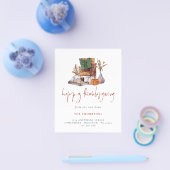 PAPIER | Rustic Happy Thanksgiving vanuit New Home Flyer (Enkel)