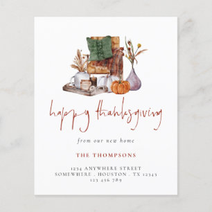 PAPIER Rustic Happy Thanksgiving vanuit New Home Flyer