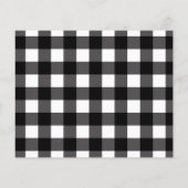 Papier Rustic Kraft Buffalo Plaid Photo Enregistrer la da (Dos)