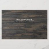 Papier Rustic Pet Mariage Budget Chien Enregistrer Les Ca (Dos)