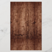 Papier Rustic Tropical Fête des mariées Jeu de Bingo (Dos)