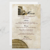 Papier Rustic Truck Western Country Mariage (Devant / Derrière)