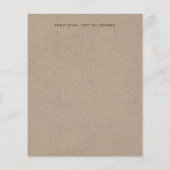 Papier Rustic Tying the Knot Wedding Enregistrer la date (Dos)