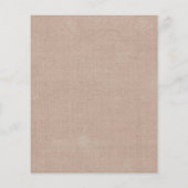 Papier Rustique Burlap String éclats mariage Enregistrer  (Dos)