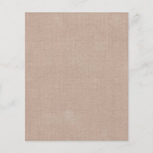 Papier Rustique Burlap String éclats mariage Enregistrer  (Dos)