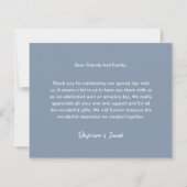 Papier Rustique Dusty Blue Sunflowers Bull budget crâne (Dos)