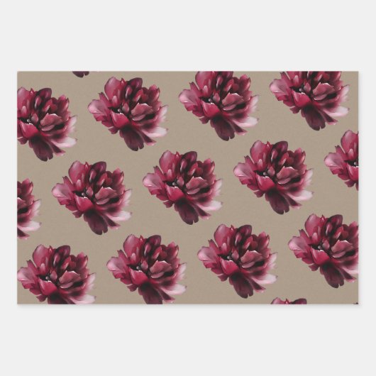 Papier Rustique Kraft Bourgogne (Devant 2)