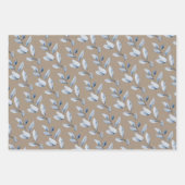 Papier Rustique Kraft Sprigs Eucalyptus Bleus 2 (Devant 3)