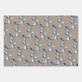 Papier Rustique Kraft Sprigs Eucalyptus Bleus 2 (Devant 2)