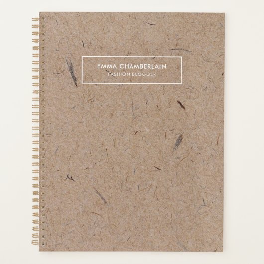 Papier rustique minimaliste moderne (Devant)