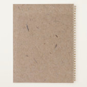 Papier rustique minimaliste moderne (Dos)