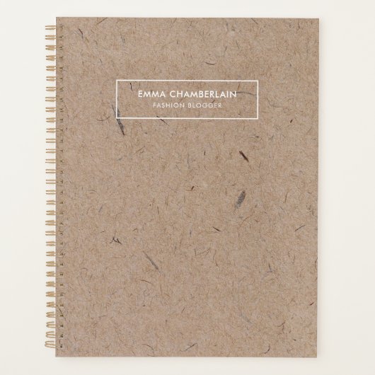 Papier rustique minimaliste moderne (Devant)