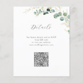 Papier Rustique sauge budget vert tout en un mariage (Dos)